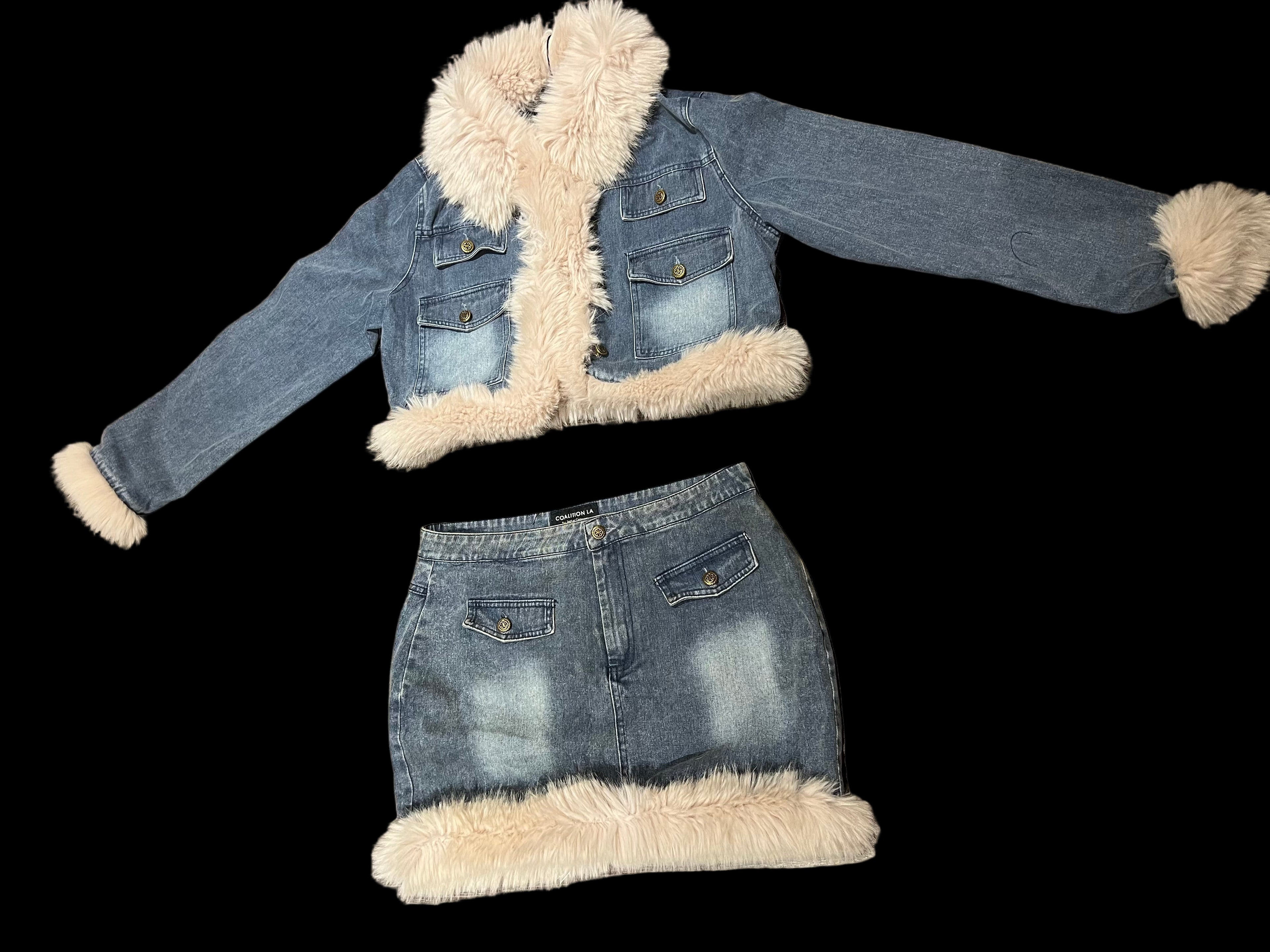 Denim Doll Set
