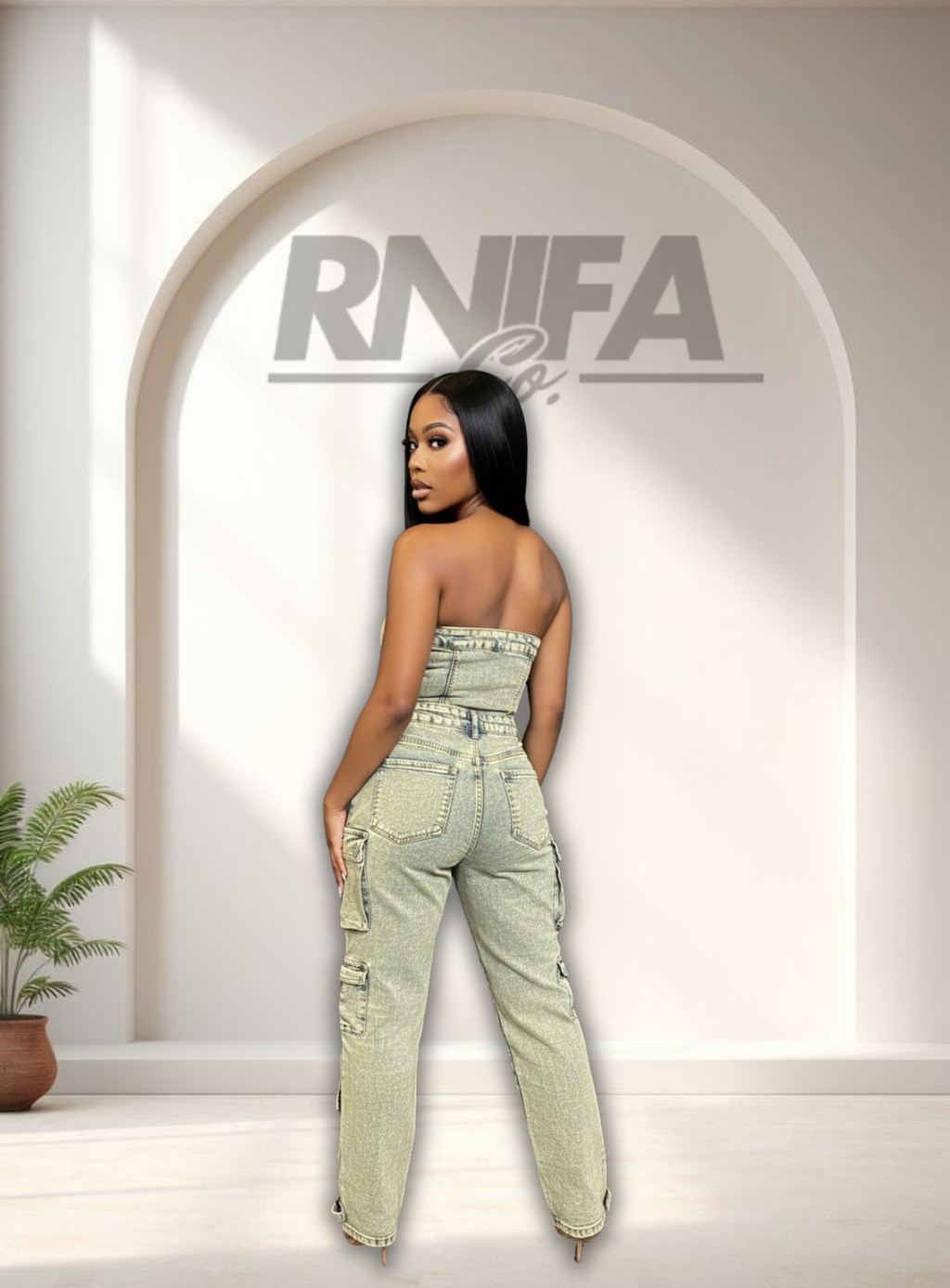 Taupe It Girl Jumpsuit