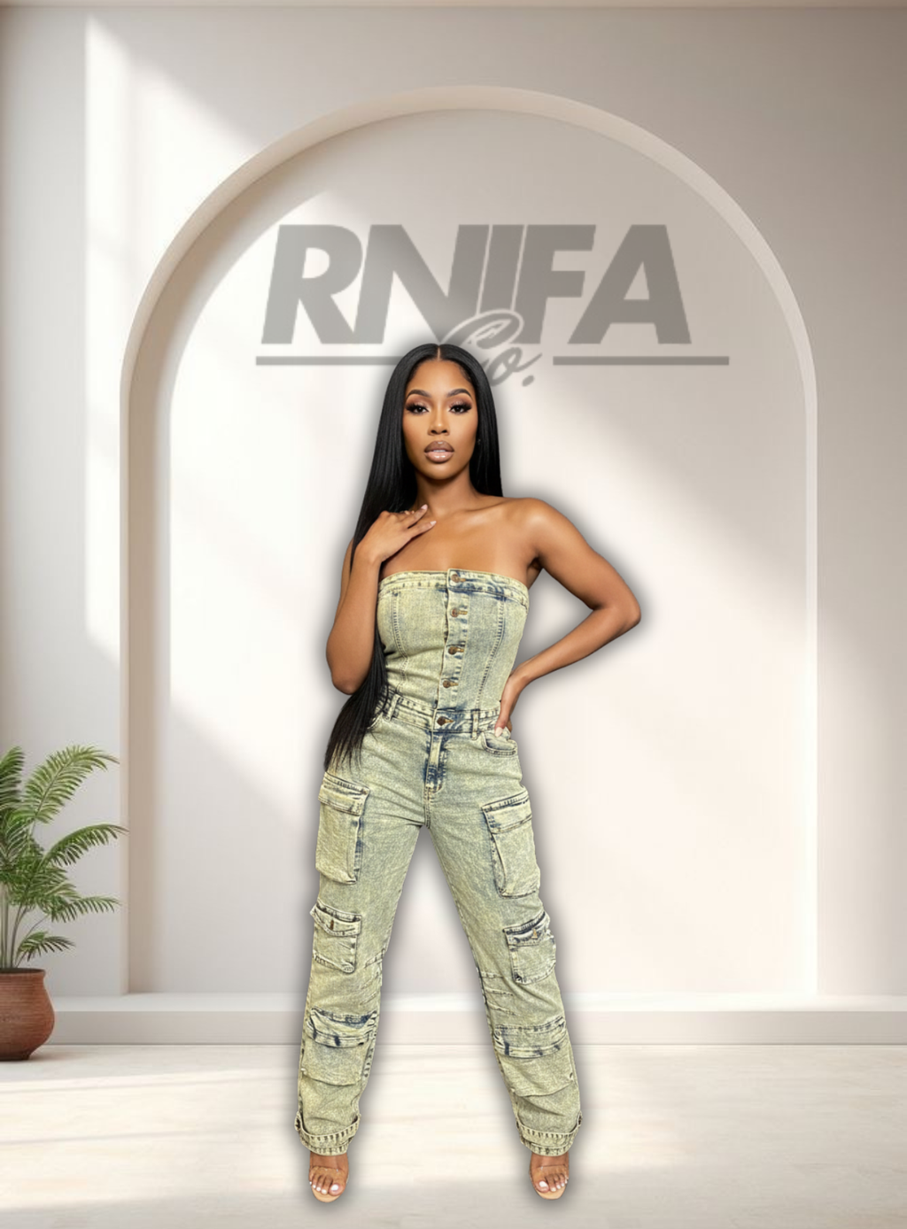 Taupe It Girl Jumpsuit